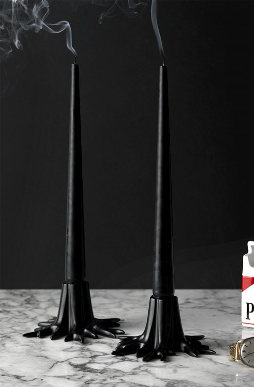 Garden Glory - Candle Holder Mini Root Black