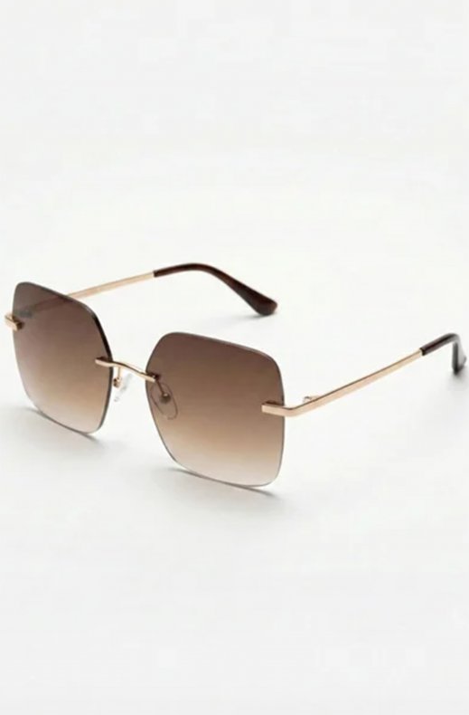 Glas - Billie Rimless Sunglasses Sunglasses - Gold