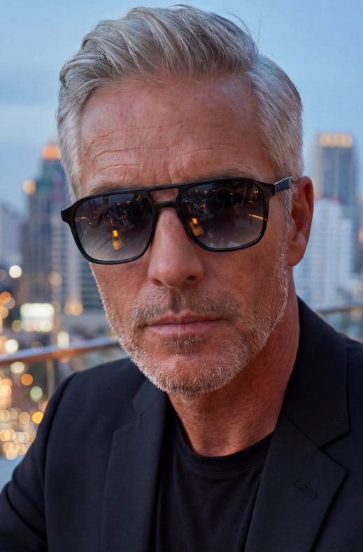 Glas - Robyn Sunglasses - Black