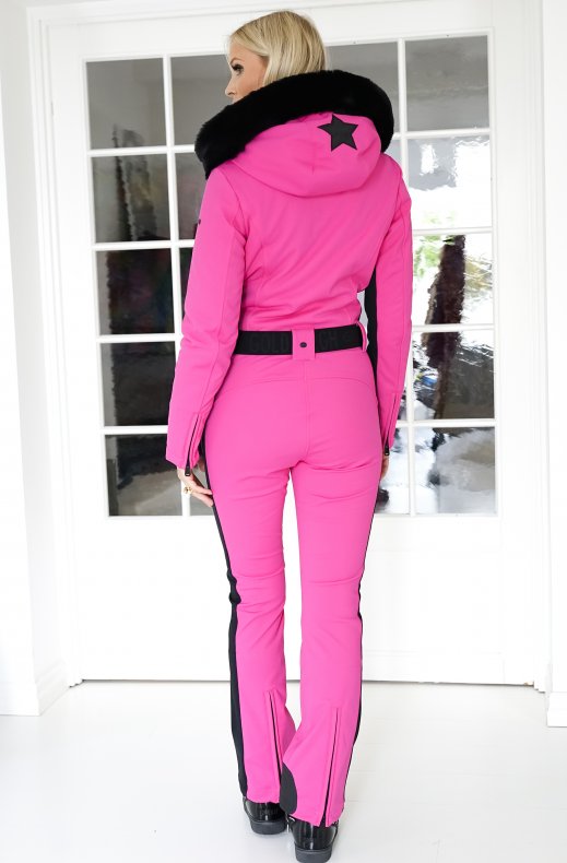 Goldbergh - Parry Jumpsuit Faux Fur Long Pony Pink