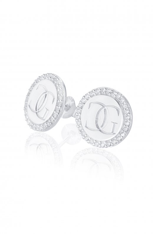 Gynning Jewelry - Sparkling Queen CG Earrings - Silver