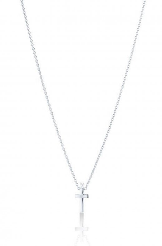 Gynning Jewelry - Cross Faith Necklace - Silver