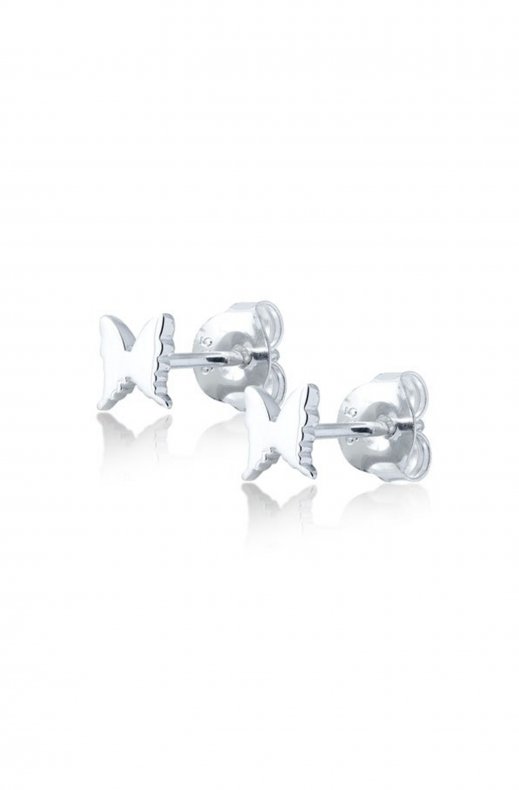 Gynning Jewelry - Petite Papillion Earrings Silver