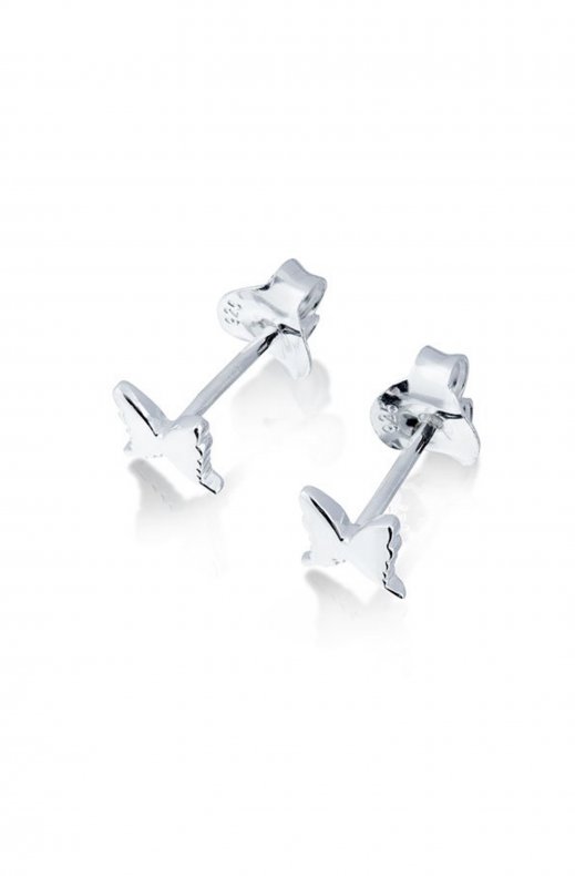 Gynning Jewelry - Petite Papillion Earrings Silver