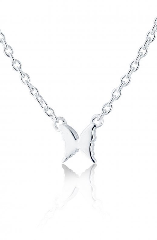 Gynning Jewelry - Petite Papillion Necklace Silver