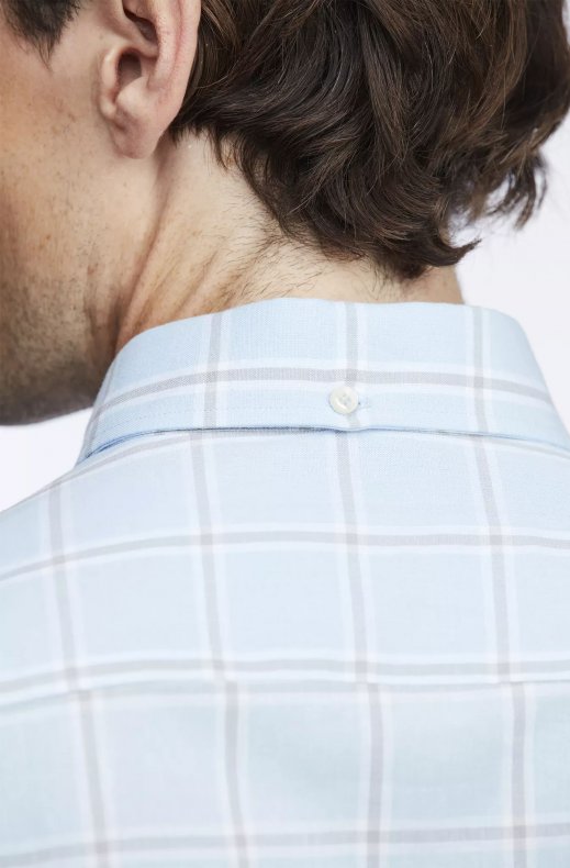 Hansen & Jacob - Brooklyn Check Shirt 41 Light Blue