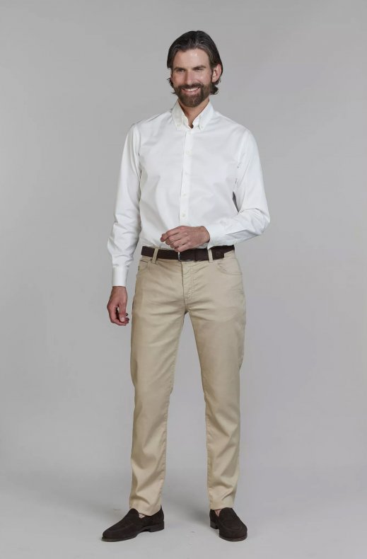 Hansen & Jacob - 5-PKT Linen Blend - Beige 17