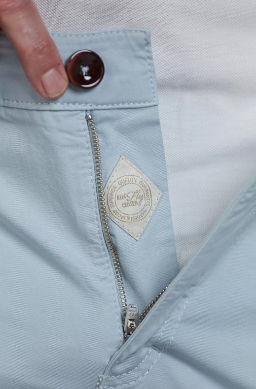 Hansen & Jacob - Classic Chino Shorts - Light Blue 42