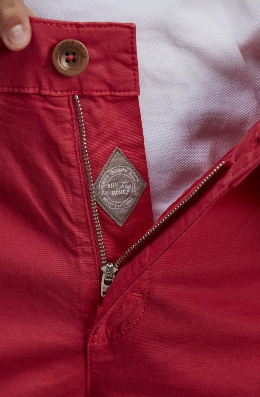 Hansen & Jacob - Classic Chino Shorts - Soft Red