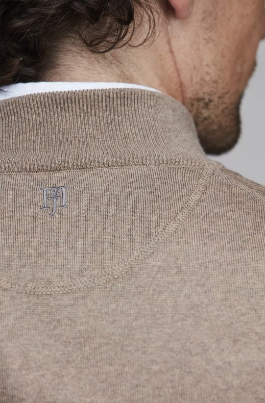Hansen & Jacob - Halfzip Merino Knit Beige 15