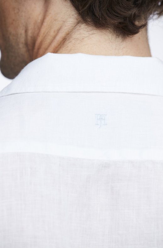 Hansen & Jacob - Linen Short Sleeve Resort Shirt - White 10