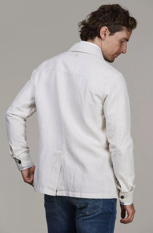 Hansen & Jacob - Linen Twill Shacket White