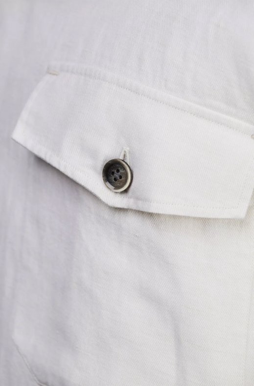 Hansen & Jacob - Linen Twill Shacket White