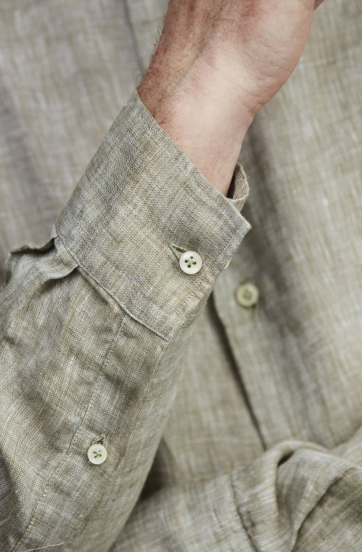 Hansen & Jacob - Linen Shirt Button Down - Green 52