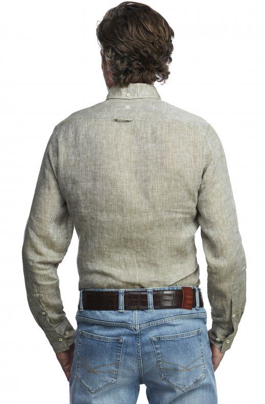 Hansen & Jacob - Linen Shirt Button Down - Green 52