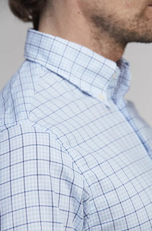 Hansen & Jacob - Positano Button Down Shirt Blue 44