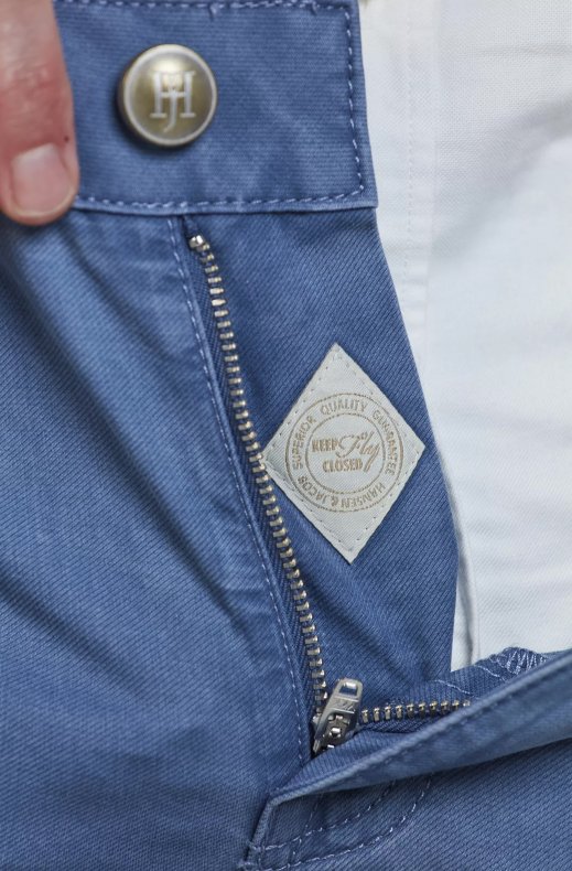 Hansen & Jacob - 5-PKT Twill Melange - Blue 44