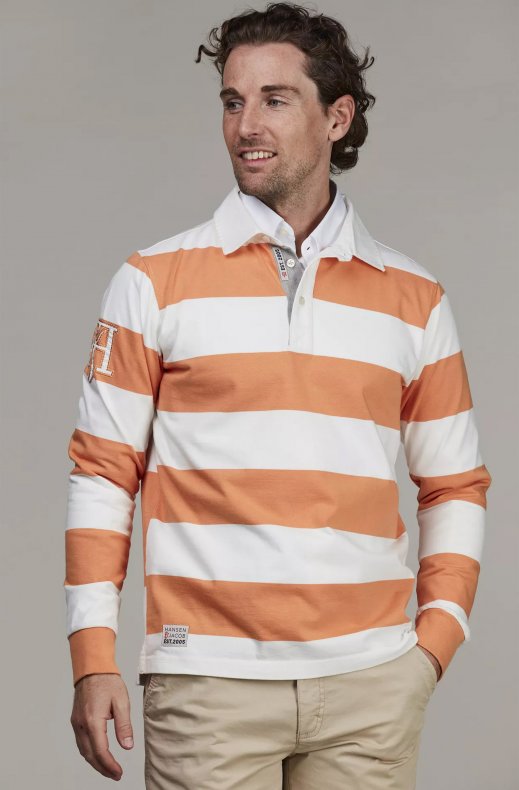 Hansen & Jacob - Striped Rugger - Orange