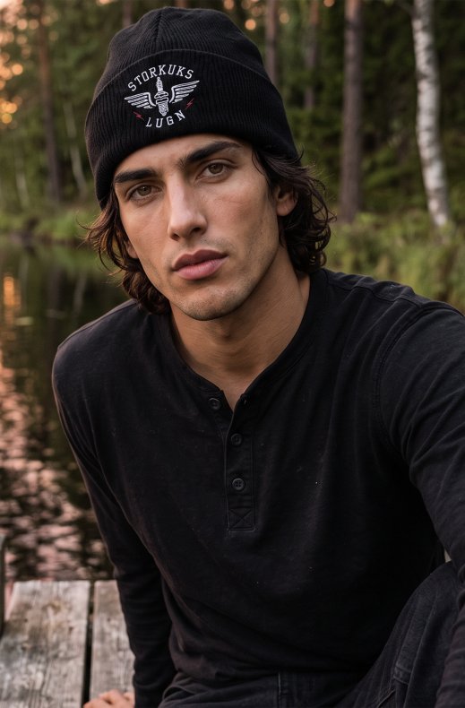 Hatitude - Storkukslugn Beanie - Black
