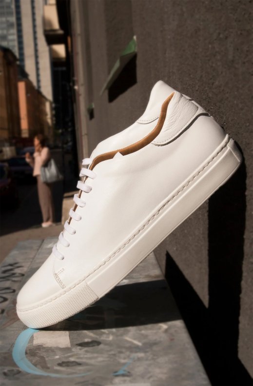 Human Scales - Mens Sneaker Henry White