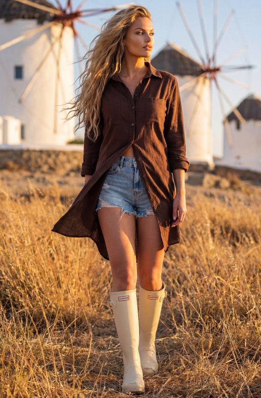 Hunter - Downpour Tall Boot - Gravel