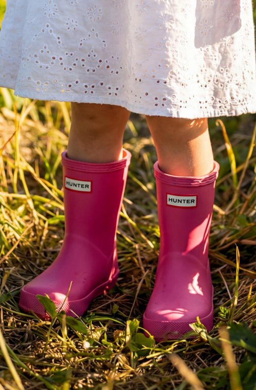 Hunter - Kids First Boot - Bright Pink
