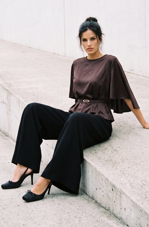 Ida Sjöstedt - Gaia Top - Dark Brown