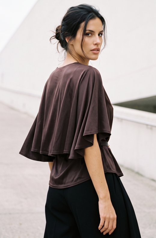 Ida Sjöstedt - Gaia Top - Dark Brown