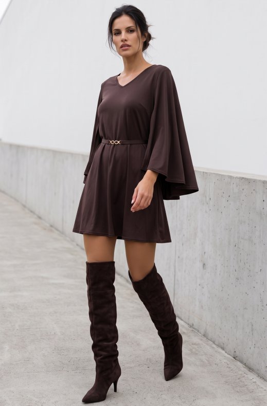Ida Sjöstedt - Kendra Dress - Dark Brown