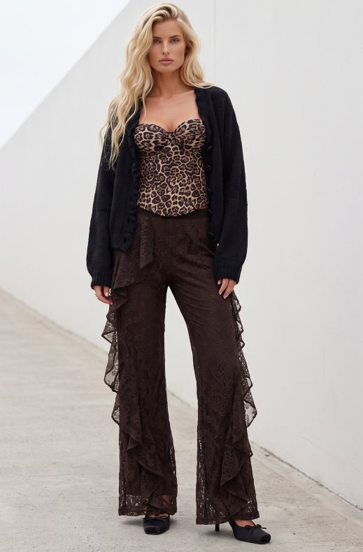 Ida Sjöstedt - Eliana Trousers - Dark Brown