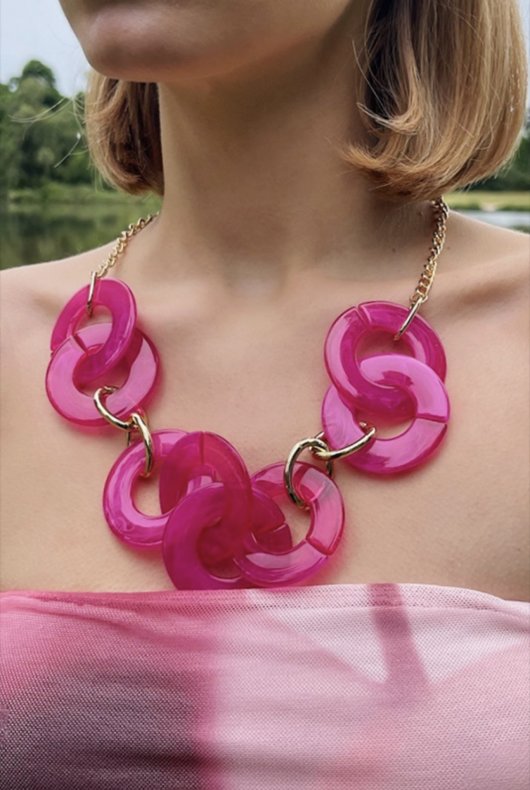 Mixed Brands - Necklace 2WY04 - Pink