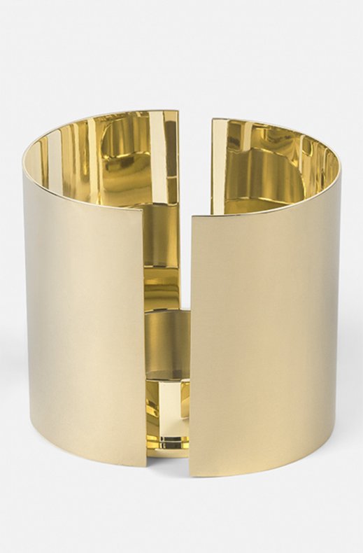 SKULTUNA - Infinity Candleholder Large Brass