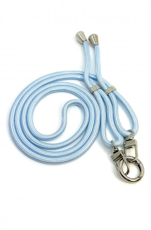 In Sunny Mood - Mobile Base Necklace Pale Blue Silver