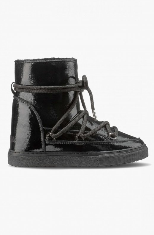 Inuikii - Full Leather Naplack Wedge - Black