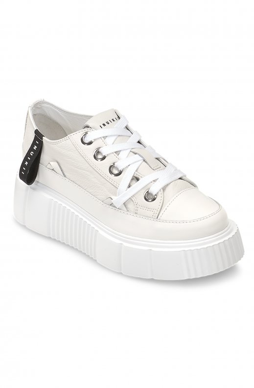 Inuikki - Matilda Low Leather White