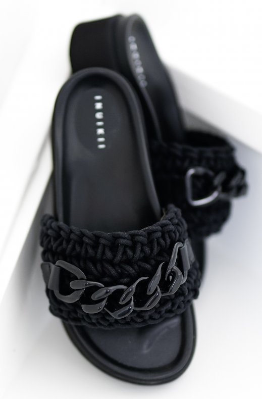 Inuikii - Woven chain Platform - Black