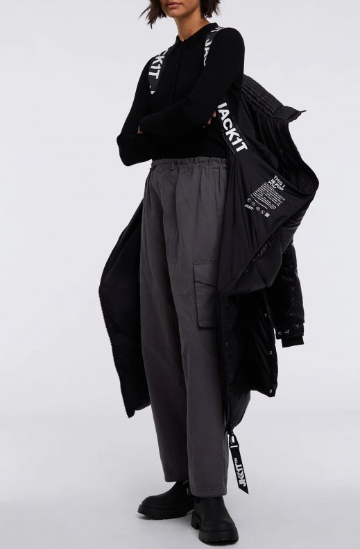 Jack1t - EZ Ultra Long Puffer Jacket Black