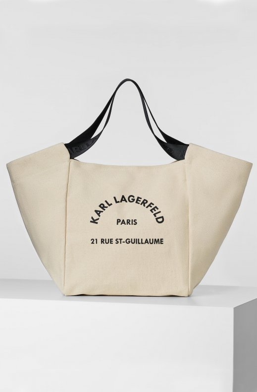 Karl Lagerfeld - Rue St Guillaume Canvas Shopper Natural