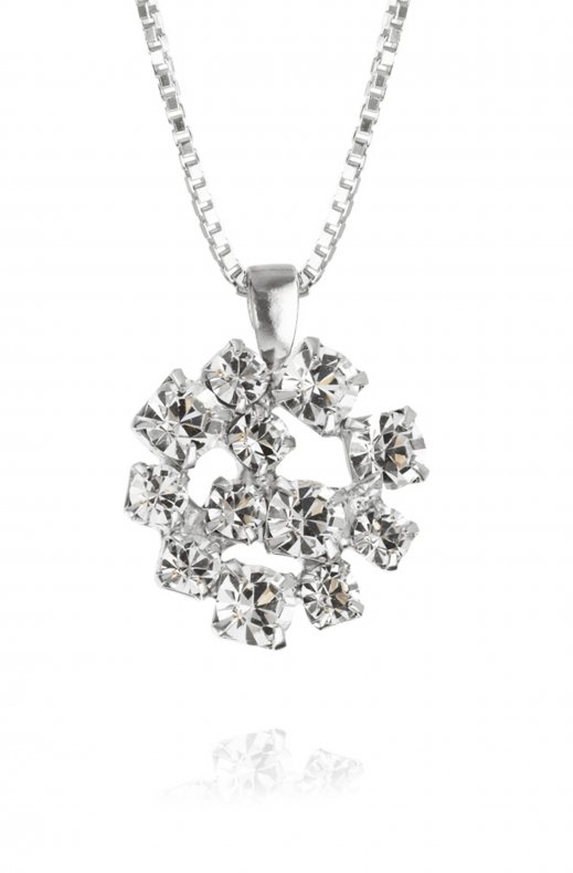 CAROLINE SVEDBOM - KASSANDRA NECKLACE RHODIUM CRYSTAL