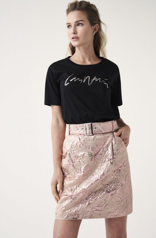 Lars Wallin - Workwear Skirt Pink Metallic