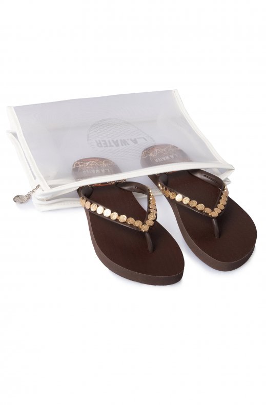 L.A. Water - Brown Bijoux Slippers