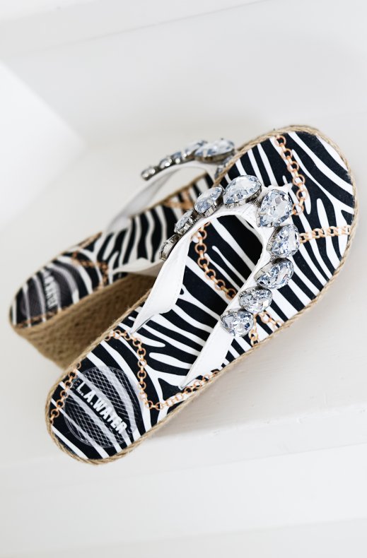 L.A. Water - Rope Wedge Jungle White
