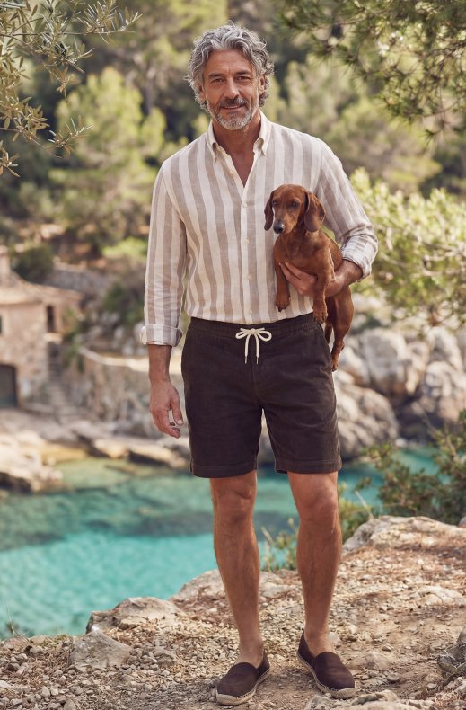 Less Worries - Cord Shorts - Chocolate