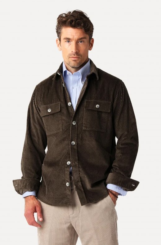 Less Worries - Cord Shirt - Chocolate
