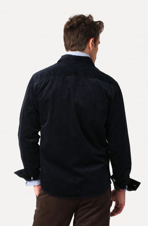 Less Worries - Cord Shirt - Navy