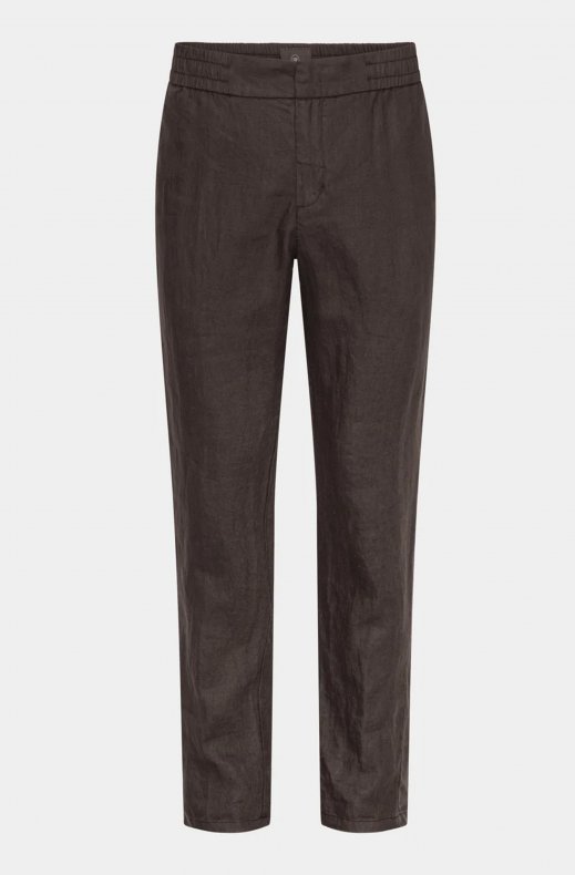 Less Worries - Linen Pants - Chocolate