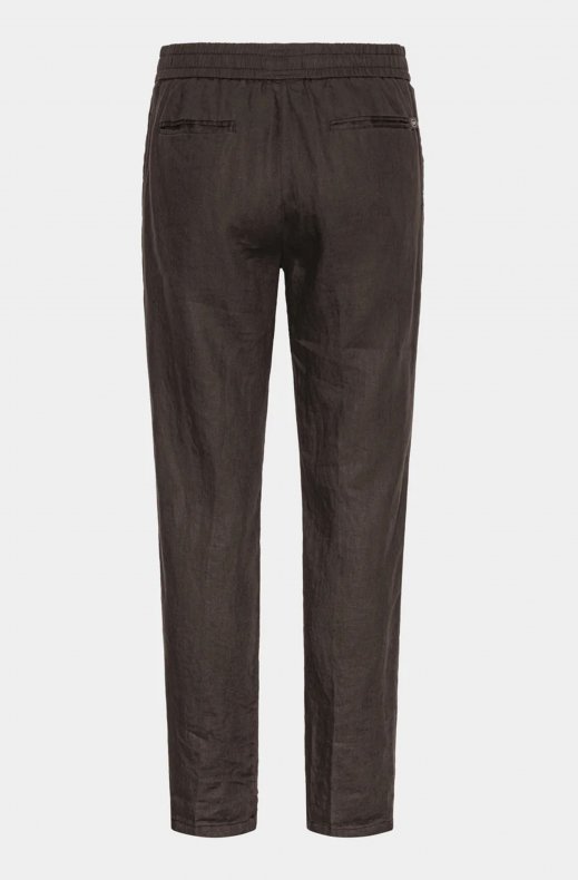 Less Worries - Linen Pants - Chocolate