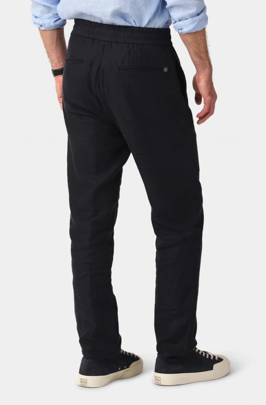 Less Worries - Linen Pants - Navy