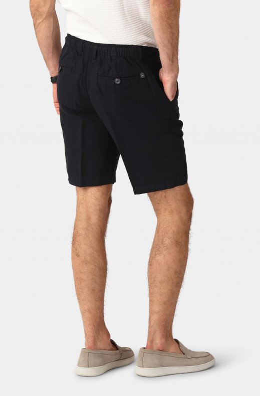 Less Worries - Linen Shorts - Navy