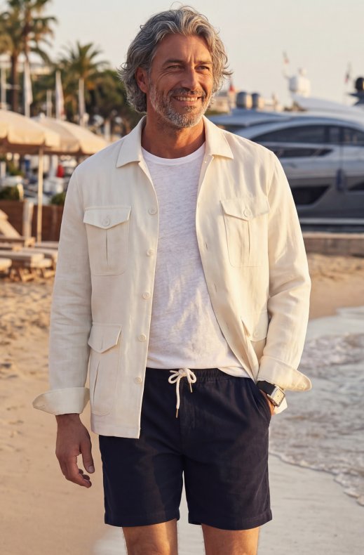 Less Worries - Cord Shorts - Navy